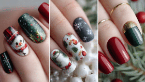christmas nail designs Hieme.shop