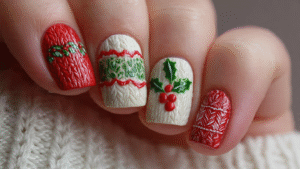 christmas nail designs Hieme.shop