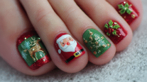christmas nail designs Hieme.shop