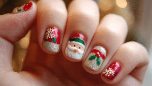 christmas nail designs Hieme.shop