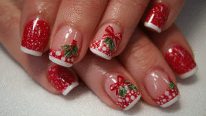 christmas nail designs Hieme.shop