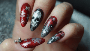 christmas nail designs Hieme.shop