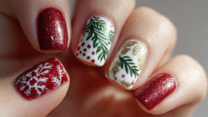 christmas nail designs Hieme.shop
