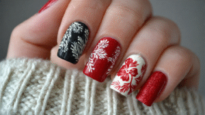 christmas nail designs Hieme.shop